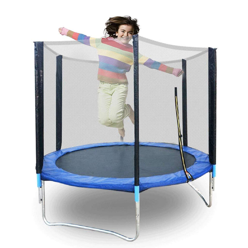 Fitnessshop™ 6 Foot Trampoline/72 Inch Trampoline with Enclosure Net I for Kids & Adults I Indoor & Outdoor Trampoline I Fitness & Exercise Trampoline I with Safety Net